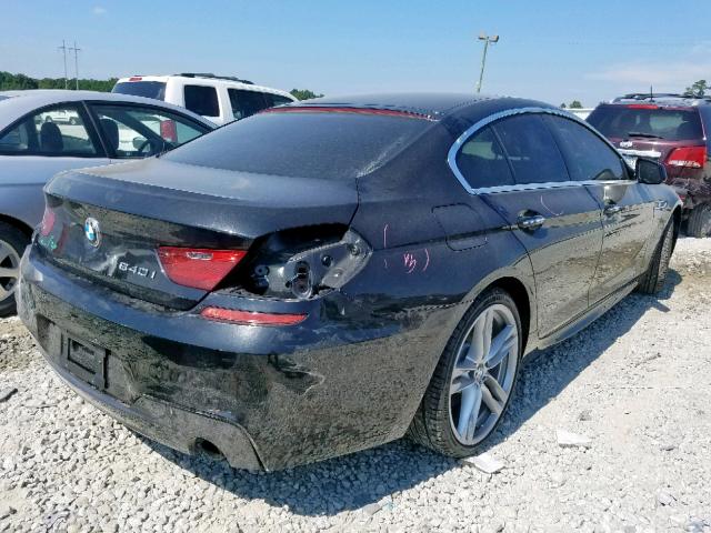 WBA6A0C57DDZ04423 - 2013 BMW 640 I BLACK photo 4