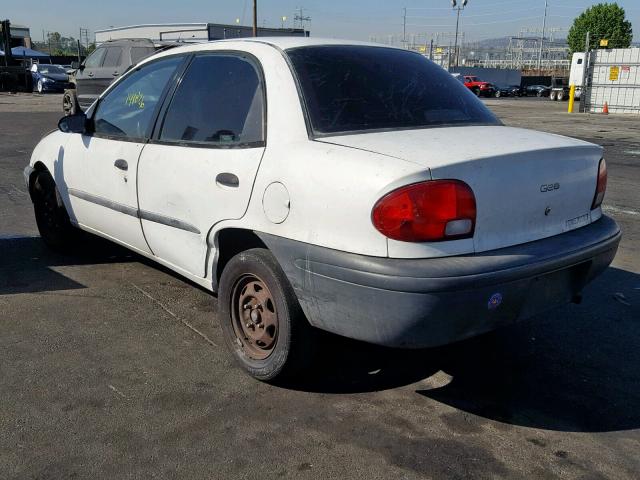 2C1MR5293S6711764 - 1995 GEO METRO BASE WHITE photo 3