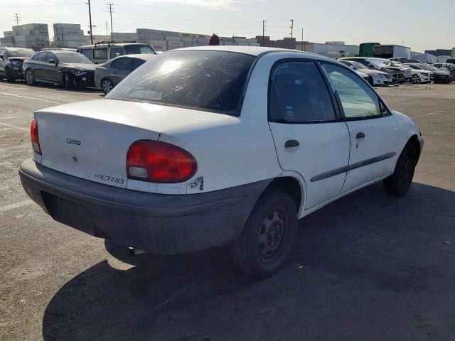 2C1MR5293S6711764 - 1995 GEO METRO BASE WHITE photo 4