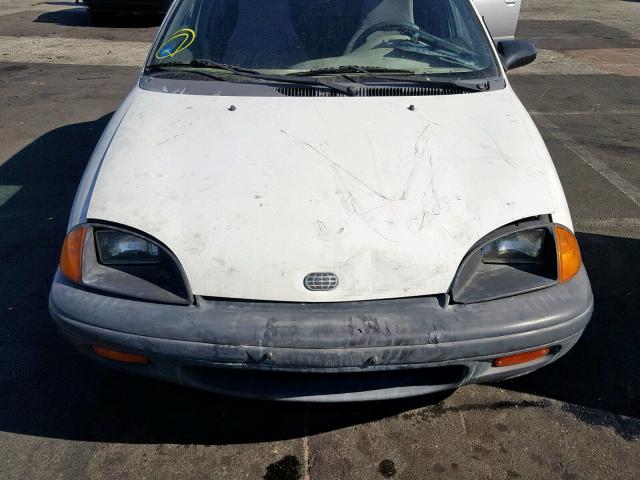 2C1MR5293S6711764 - 1995 GEO METRO BASE WHITE photo 9