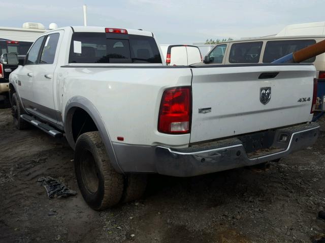 3D73Y4CLXAG158867 - 2010 DODGE RAM 3500 WHITE photo 3