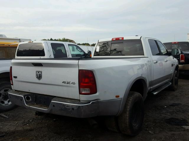 3D73Y4CLXAG158867 - 2010 DODGE RAM 3500 WHITE photo 4