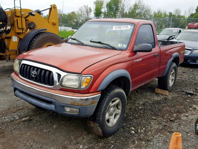 5TEPM62N61Z768565 - 2001 TOYOTA TACOMA RED photo 2