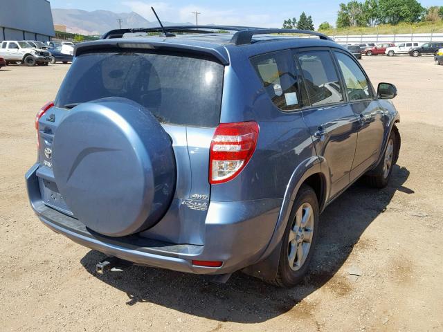 2T3DK4DV0BW039940 - 2011 TOYOTA RAV4 LIMIT BLUE photo 4