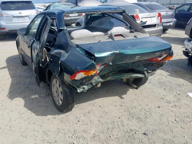 2HGEJ6618YH590141 - 2000 HONDA CIVIC BASE Yaşıl foto 3