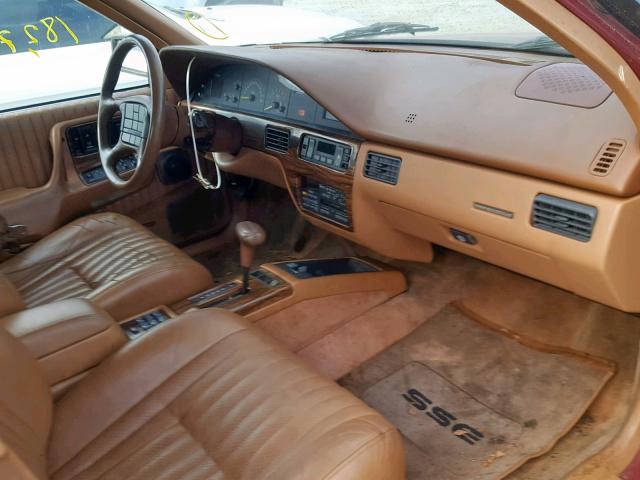 1G2HY54C7KW243578 - 1989 PONTIAC BONNEVILLE BURGUNDY photo 5