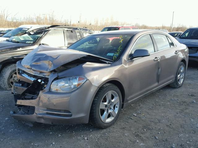 1G1ZC5EB1AF323048 - 2010 CHEVROLET MALIBU 1LT GRAY photo 2