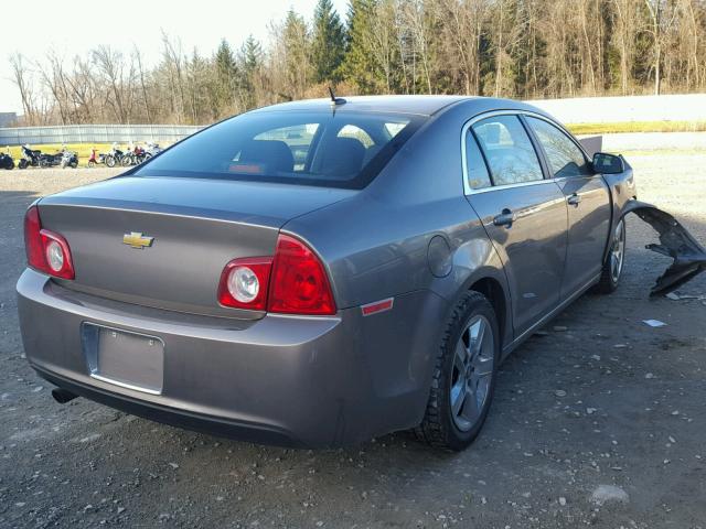 1G1ZC5EB1AF323048 - 2010 CHEVROLET MALIBU 1LT GRAY photo 4