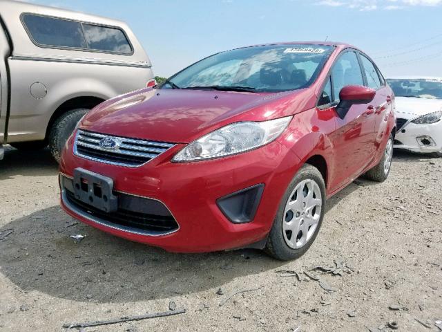 3FADP4BJ7BM156536 - 2011 FORD FIESTA SE RED photo 2