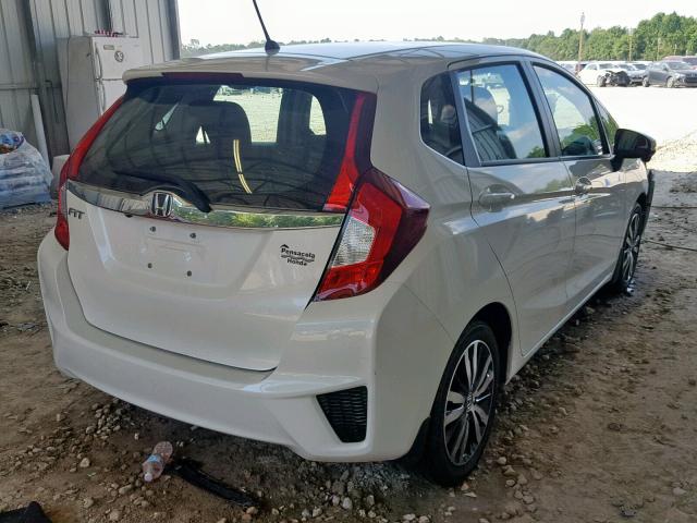 3HGGK5H83FM779062 - 2015 HONDA FIT EX WHITE photo 4