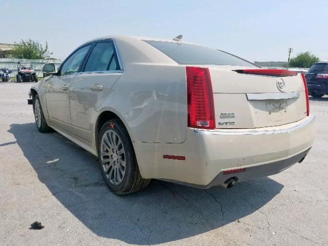 1G6DJ5EV4A0123823 - 2010 CADILLAC CTS PERFOR CREAM photo 3