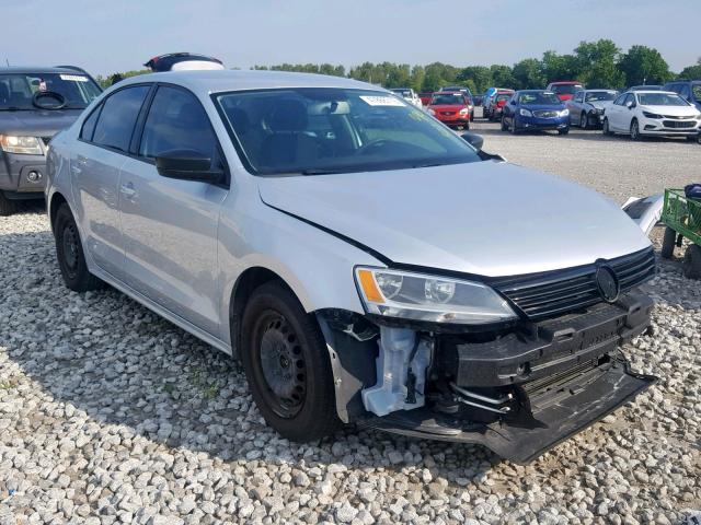 3VW2K7AJ7EM291083 - 2014 VOLKSWAGEN JETTA BASE 银色 照片 1