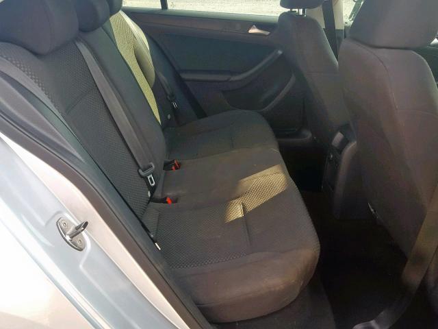 3VW2K7AJ7EM291083 - 2014 VOLKSWAGEN JETTA BASE 银色 照片 6