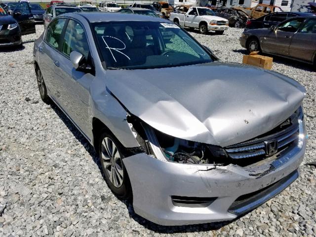 1HGCR2F37FA183305 - 2015 HONDA ACCORD LX SILVER photo 1