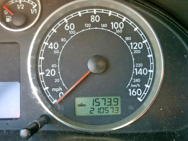 WVWRH63B74P152404 - 2004 VOLKSWAGEN PASSAT GLX 黑色 照片 8