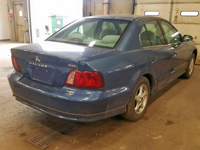 4A3AA46G13E055056 - 2003 MITSUBISHI GALANT BLUE photo 4