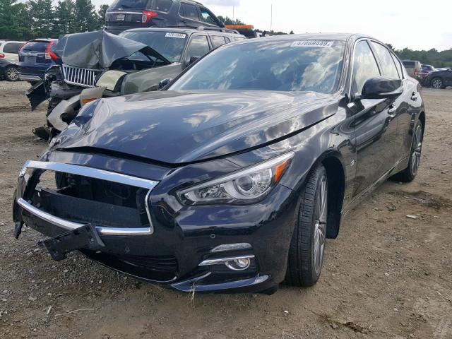 JN1BV7AR6FM396231 - 2015 INFINITI Q50 BASE BLACK photo 2