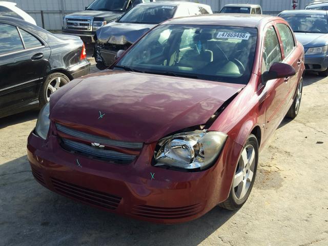 1G1AL58F987244436 - 2008 CHEVROLET COBALT LT RED photo 2