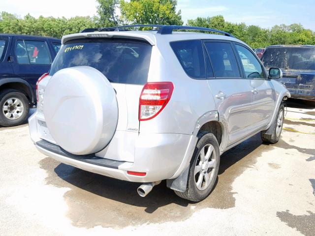 2T3DF4DV1CW243068 - 2012 TOYOTA RAV4 LIMIT SILVER photo 4