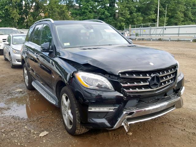 4JGDA7DB3CA043874 - 2012 MERCEDES-BENZ ML 550 4MA BLACK photo 1