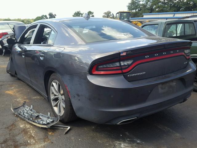 2C3CDXHGXFH857589 - 2015 DODGE CHARGER SX GRAY photo 3