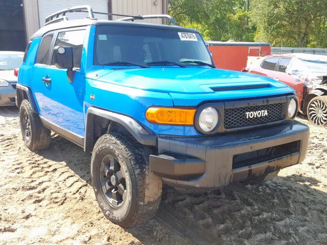 JTEZU11F470012680 - 2007 TOYOTA FJ CRUISER BLUE photo 1