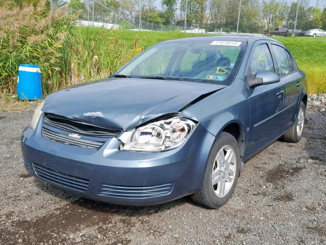 1G1AL58F777375119 - 2007 CHEVROLET COBALT LT BLUE photo 2