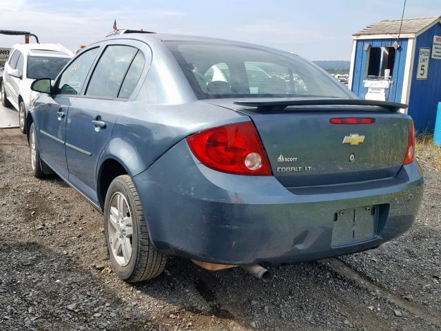 1G1AL58F777375119 - 2007 CHEVROLET COBALT LT BLUE photo 3