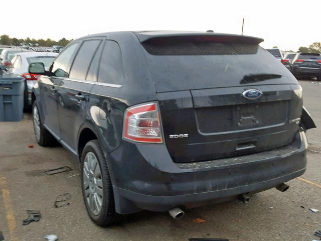 2FMDK4KCXABB68332 - 2010 FORD EDGE LIMIT BLACK photo 3