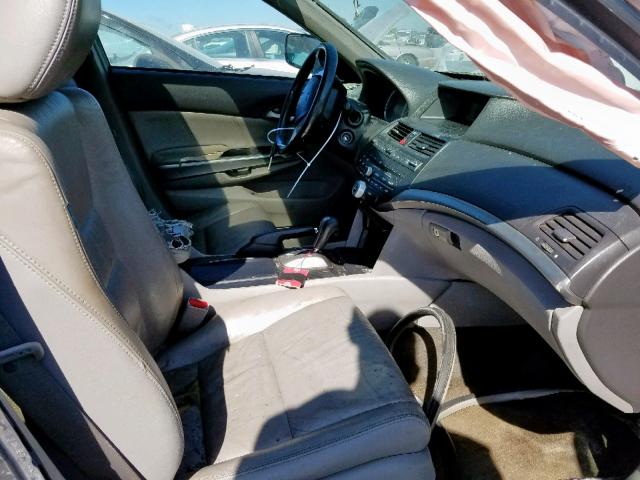 1HGCP36868A030098 - 2008 HONDA ACCORD EXL GRAY photo 5