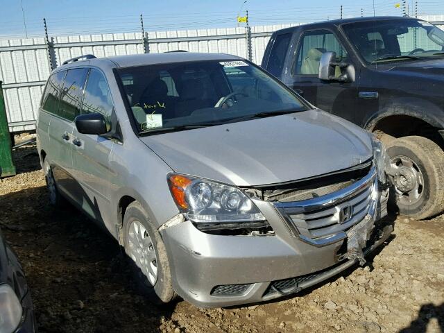 5FNRL38258B500576 - 2008 HONDA ODYSSEY LX SILVER photo 1