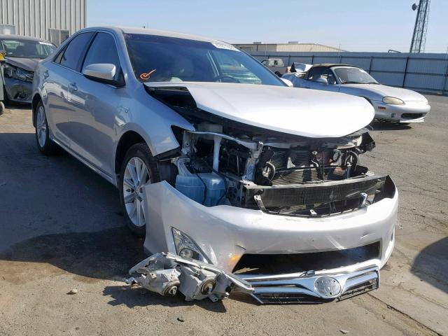 4T1BD1FK1CU061006 - 2012 TOYOTA CAMRY HYBR SILVER photo 1