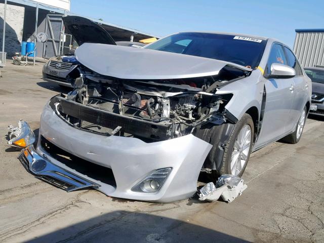 4T1BD1FK1CU061006 - 2012 TOYOTA CAMRY HYBR SILVER photo 2