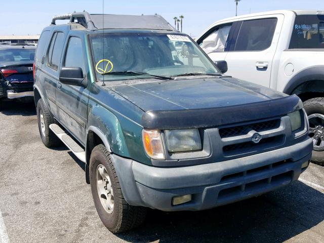 5N1ED28T21C584840 - 2001 NISSAN XTERRA XE GREEN photo 1