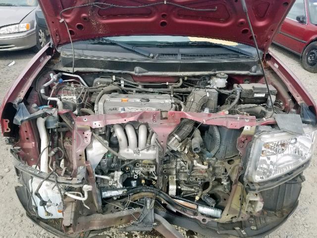 5J6YH2H74BL002838 - 2011 HONDA ELEMENT EX MAROON photo 7