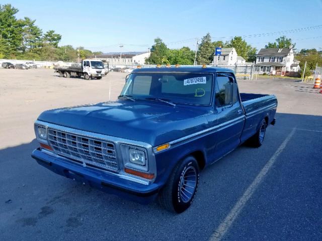 F15HEBG3752 - 1978 FORD RANGER BLUE photo 2