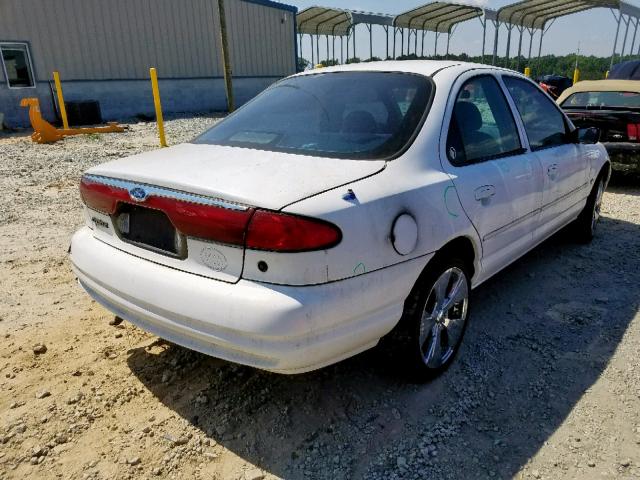 1FALP6534WK117162 - 1998 FORD CONTOUR BA WHITE photo 4