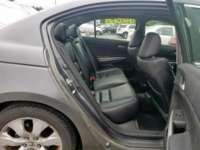 1HGCP26879A072565 - 2009 HONDA ACCORD EXL GRAY photo 6