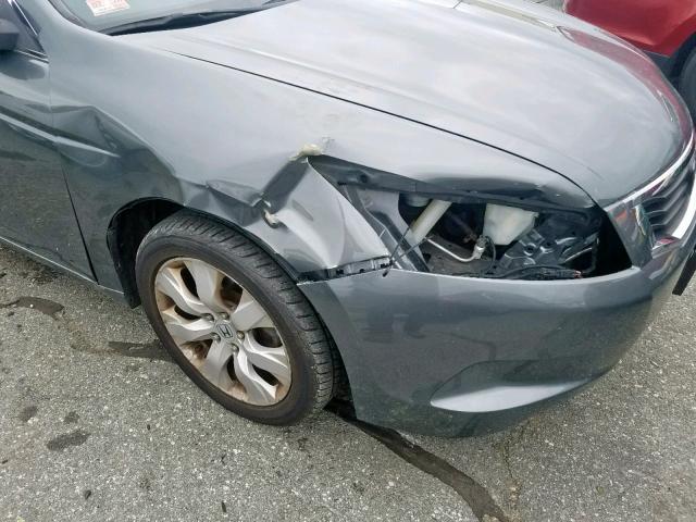 1HGCP26879A072565 - 2009 HONDA ACCORD EXL GRAY photo 9