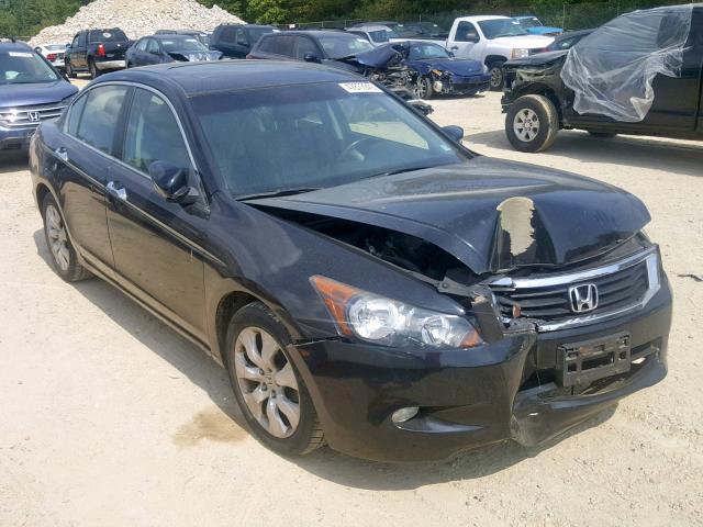 1HGCP36828A055838 - 2008 HONDA ACCORD EXL BLACK photo 1