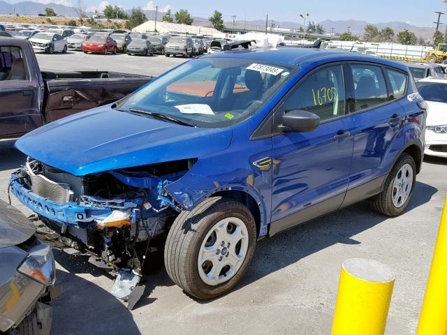 1FMCU0F74JUC78587 - 2018 FORD ESCAPE S BLUE photo 2