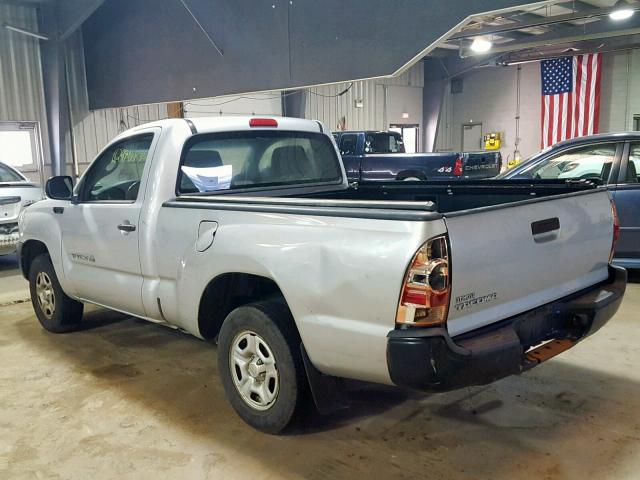 5TENX22NX8Z589768 - 2008 TOYOTA TACOMA SILVER photo 3