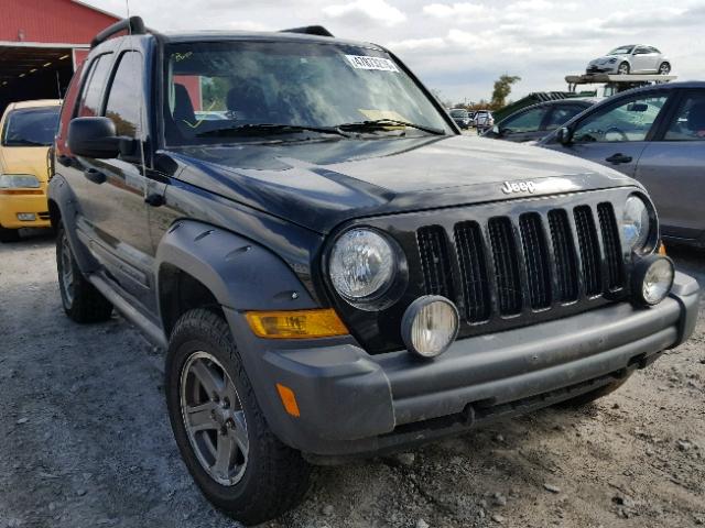 1J4GL38K46W145992 - 2006 JEEP LIBERTY RE BLACK photo 1