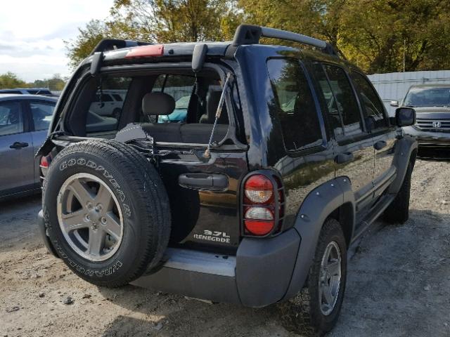 1J4GL38K46W145992 - 2006 JEEP LIBERTY RE BLACK photo 4