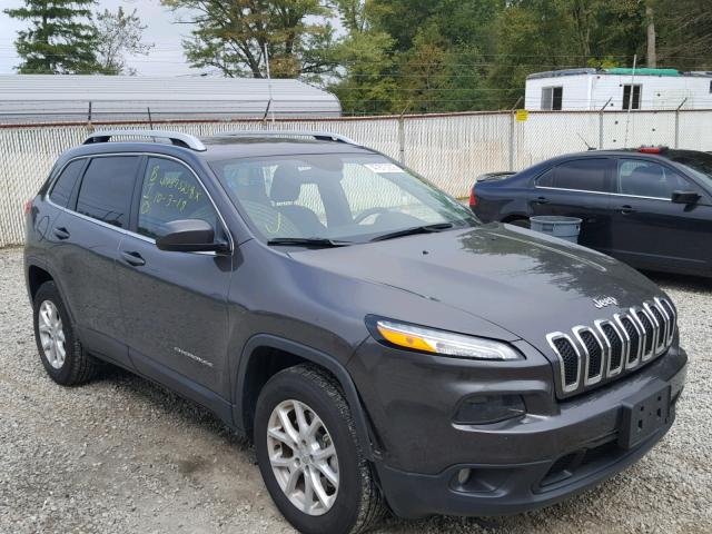 1C4PJMLB4JD558167 - 2018 JEEP CHEROKEE L GRAY photo 1