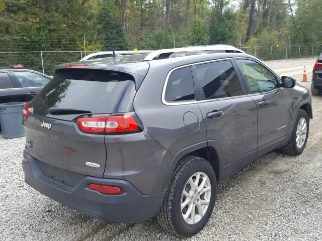 1C4PJMLB4JD558167 - 2018 JEEP CHEROKEE L GRAY photo 4