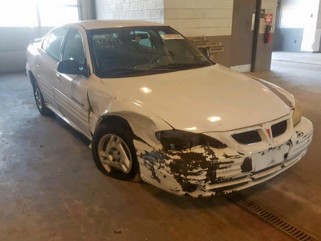 1G2NF52T41M597919 - 2001 PONTIAC GRAND AM S WHITE photo 1