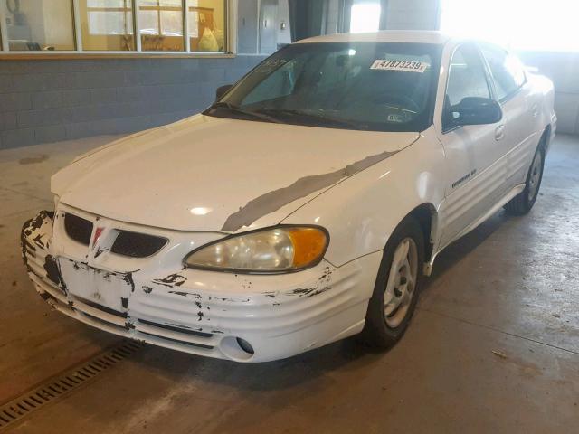 1G2NF52T41M597919 - 2001 PONTIAC GRAND AM S WHITE photo 2