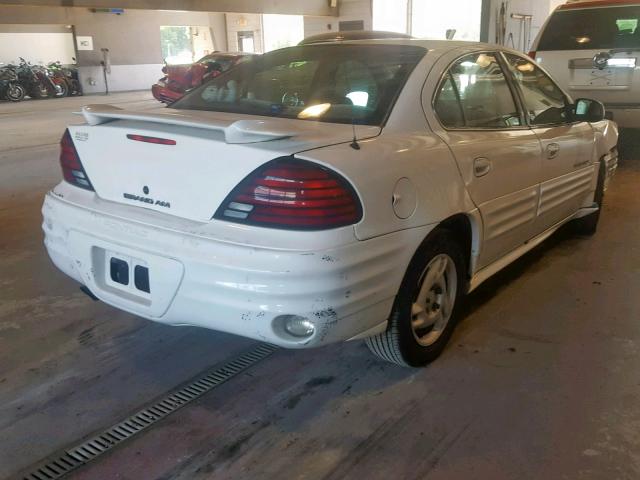 1G2NF52T41M597919 - 2001 PONTIAC GRAND AM S WHITE photo 4
