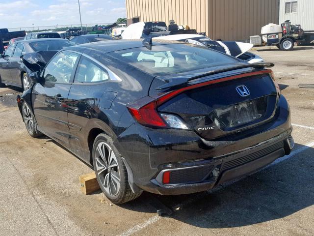 2HGFC3B72JH354419 - 2018 HONDA CIVIC EXL 黑色 照片 3